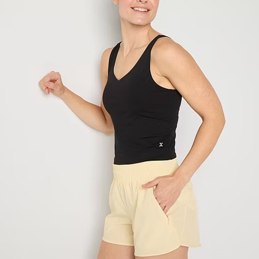 Xersion EverUltra-Lite Lite Womens Light Support Tank w/ Line Bra 360303 - Sz XL